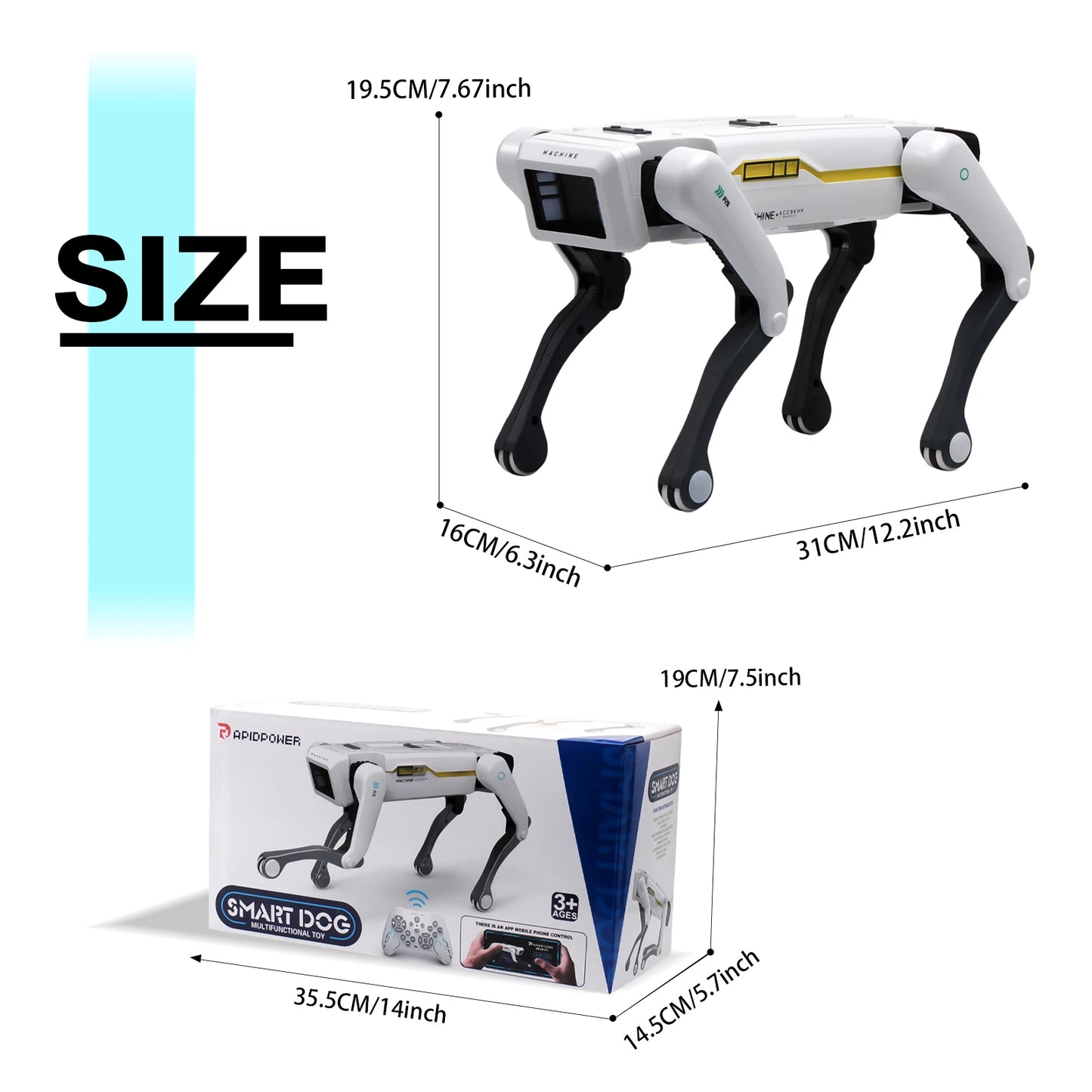 The Vela Cyber-Pup: Intelligent AI RC Robot Dog