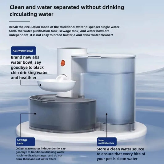 The Vela Flow-Fresh: Smart Automatic Water Fountain