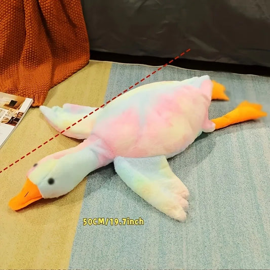 The Vela Rainbow-Duck: 50cm Soft Plush Companion