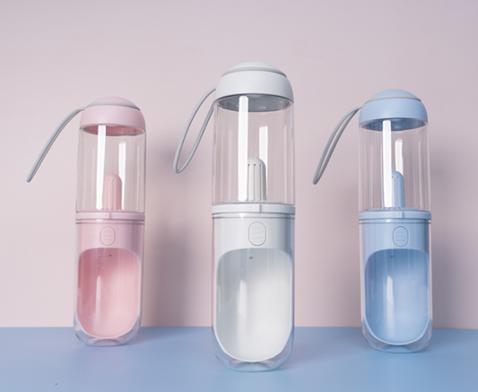 The Vela Hydro-Hike: Portable Filtered Pet Travel Bottle