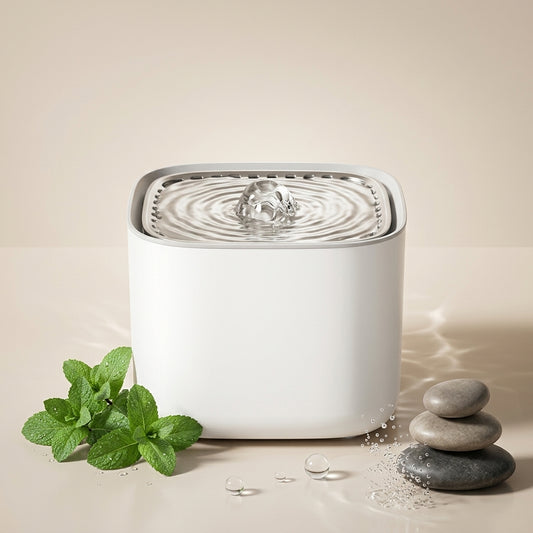 The Vela Hydro-Flow: 3L Auto-Recirculating Filter Fountain