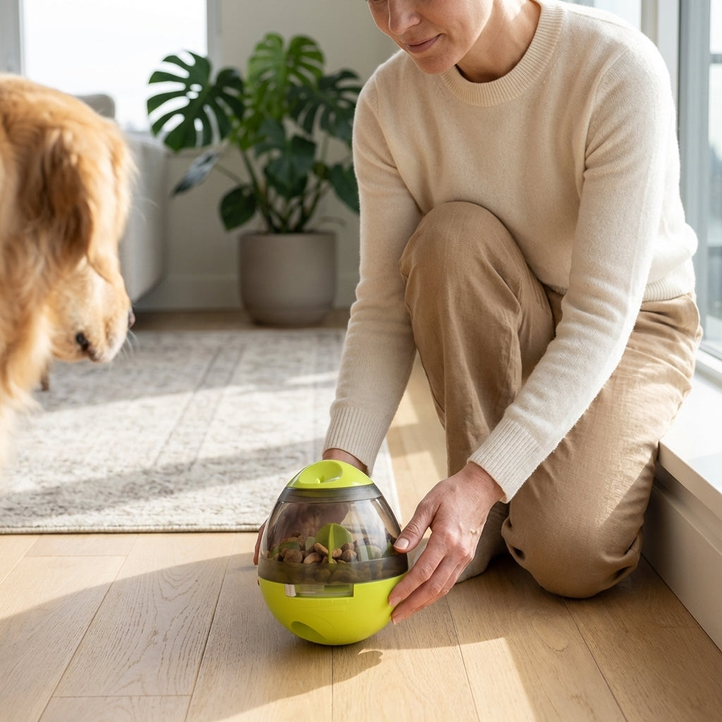 The Vela Orbit: Interactive Slow-Feeder & Training Tumbler