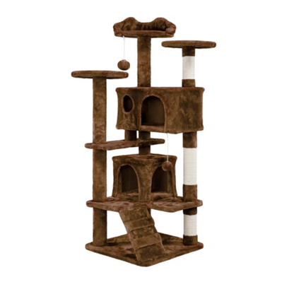 The Vela Vista: Multi-Level Sisal-Wrapped Cat Tower
