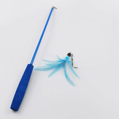 The Vela Flexi-Flirt: 3-Section Retractable Feather Wand