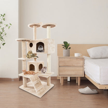 The Vela Vista: Multi-Level Sisal-Wrapped Cat Tower