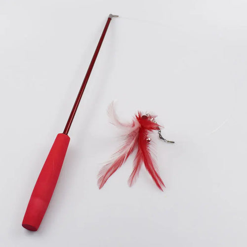 The Vela Flexi-Flirt: 3-Section Retractable Feather Wand