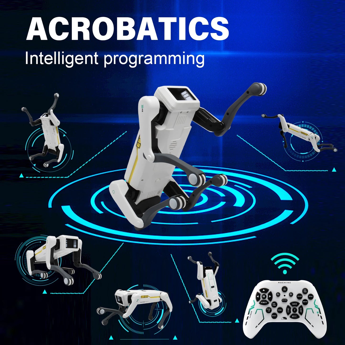 The Vela Cyber-Pup: Intelligent AI RC Robot Dog