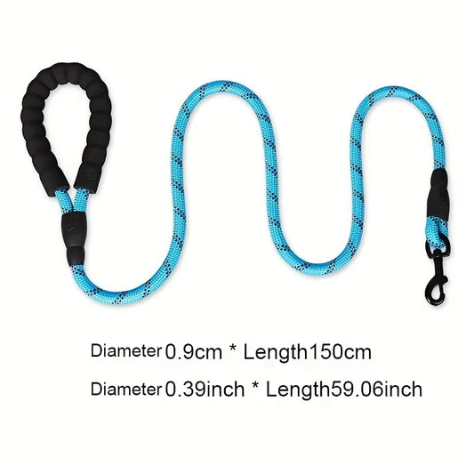 The Vela Glo-Lead: 1.5m Reflective Heavy-Duty Leash