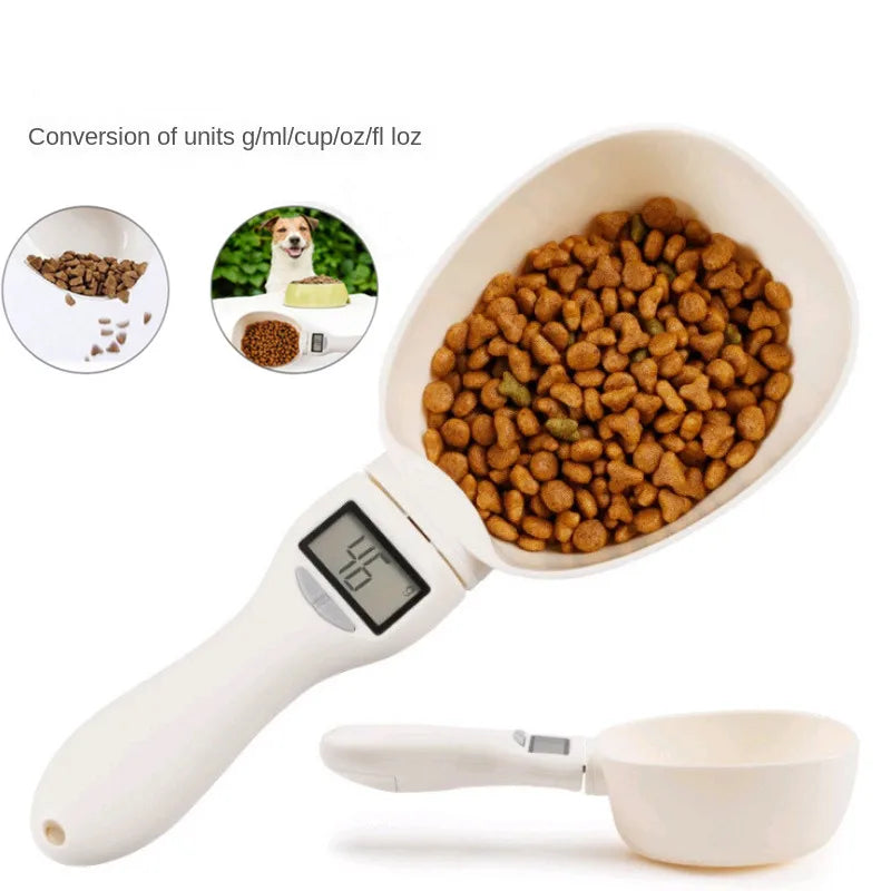 The Vela Smart-Scoop: LCD Precision Pet Food Scale