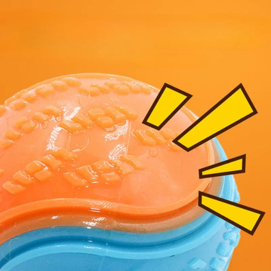 The Vela Chewy-Bounce: Squeaky Dental Play Ball