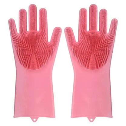 The Vela Magic-Grip: Food-Grade Silicone Cleaning & Grooming Gloves