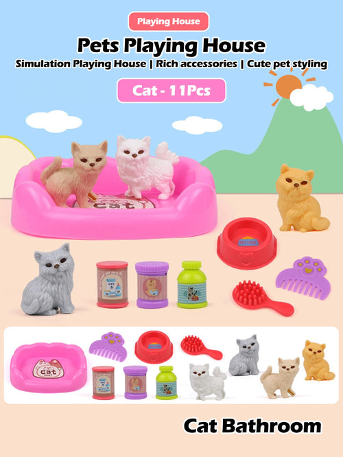 The Vela Family-Play: Deluxe Simulation Pet House Set