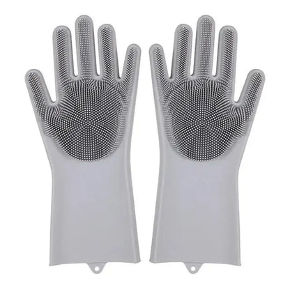 The Vela Magic-Grip: Food-Grade Silicone Cleaning & Grooming Gloves