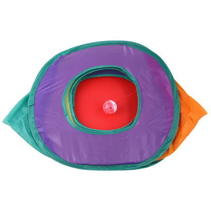 The Vela Prism-Play: Square Rainbow Pop-Up Tunnel