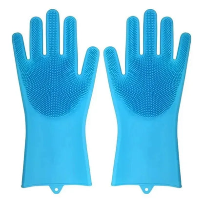 The Vela Magic-Grip: Food-Grade Silicone Cleaning & Grooming Gloves