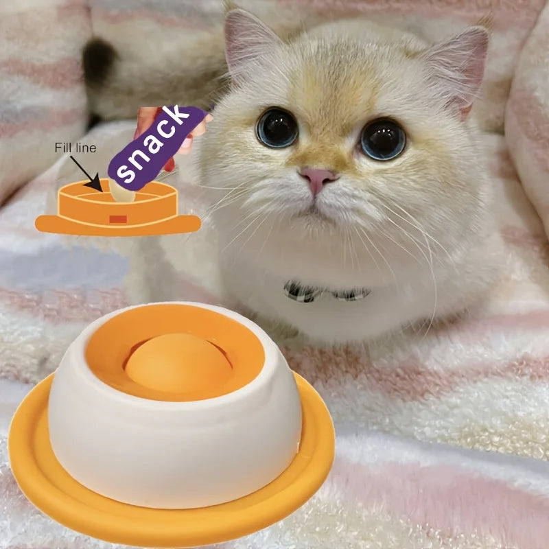 Pet Lick Mat Yogurt Licking Plate Slow Feeder for Dogs & Cats