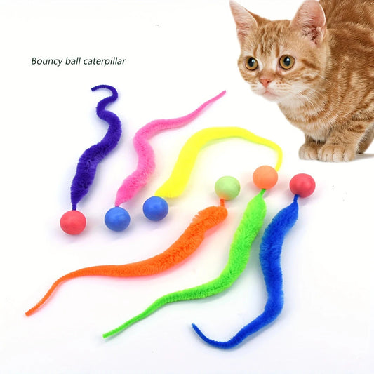 The Vela Spring-Worm: Interactive Bouncing Cat Toy
