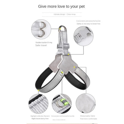 The Vela Night-Safe: Y-Shaped Reflective Safety Harness