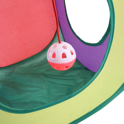The Vela Prism-Play: Square Rainbow Pop-Up Tunnel