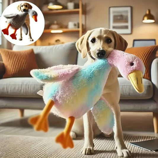 The Vela Rainbow-Duck: 50cm Soft Plush Companion