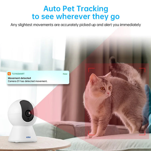 The Vela Guard-Gaze: 4K Smart AI Pet Surveillance Camera