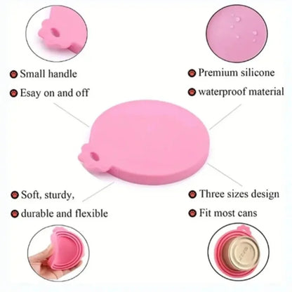 The Vela Fresh-Seal: Reusable BPA-Free Silicone Can Lids