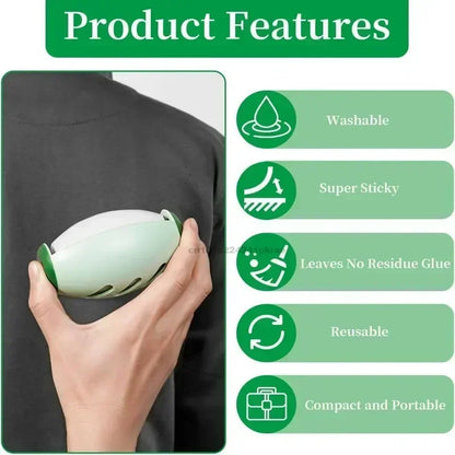 The Vela Gel-Glide: Portable Washable Sticky Roller Ball