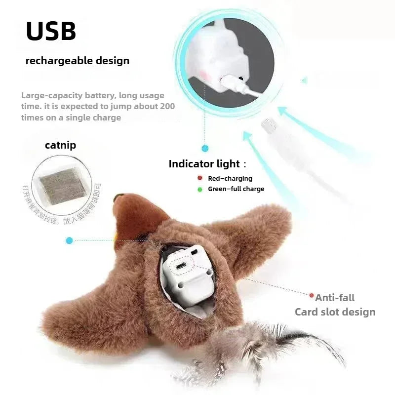 The Vela Sparrow-Swing: 3-Mode Interactive Flapping Bird