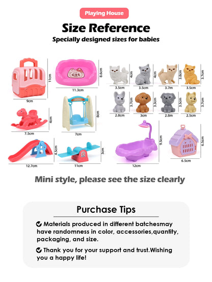 The Vela Family-Play: Deluxe Simulation Pet House Set