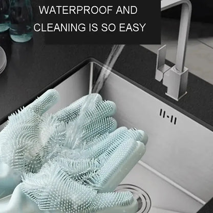 The Vela Magic-Grip: Food-Grade Silicone Cleaning & Grooming Gloves