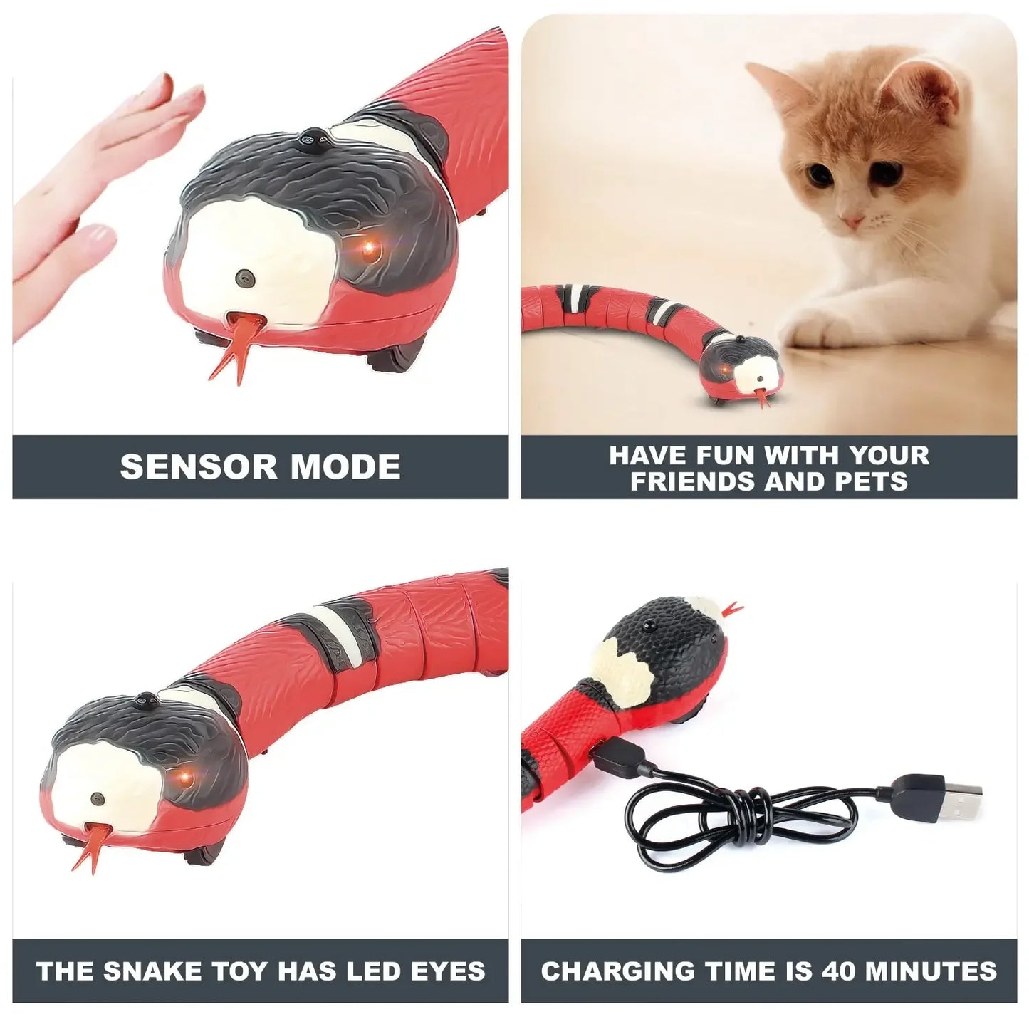 The Vela Slither-Sense: Smart Sensing Interactive Electronic Snake