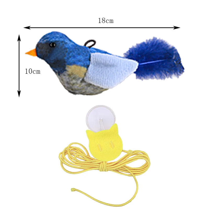 The Vela Sky-Swoop: Self-Adhesive Hanging Simulation Bird