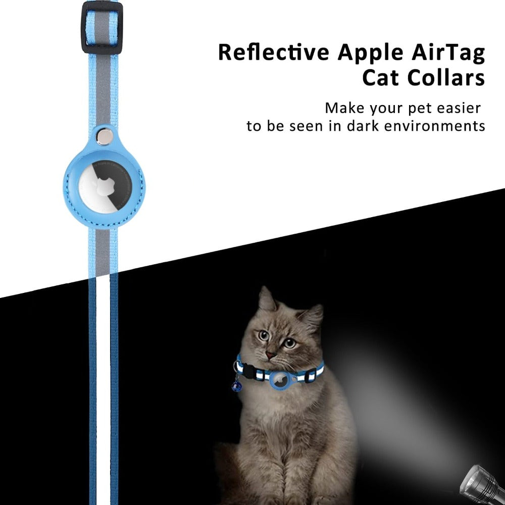 The Vela Guard-Glow: Reflective AirTag Case Collar