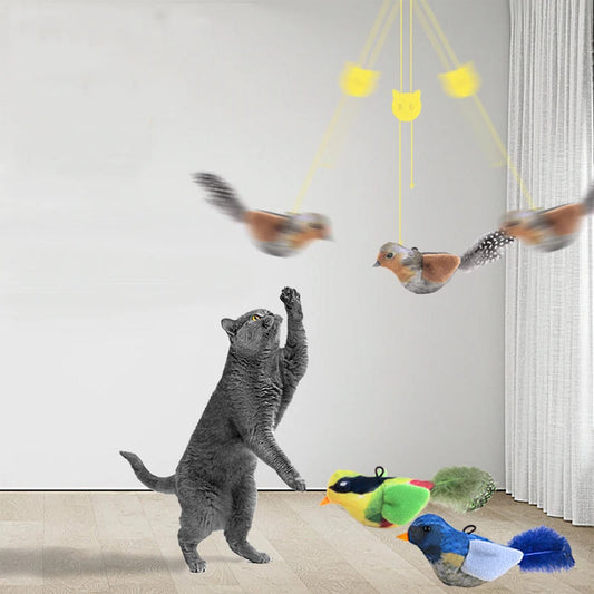 The Vela Sky-Swoop: Self-Adhesive Hanging Simulation Bird