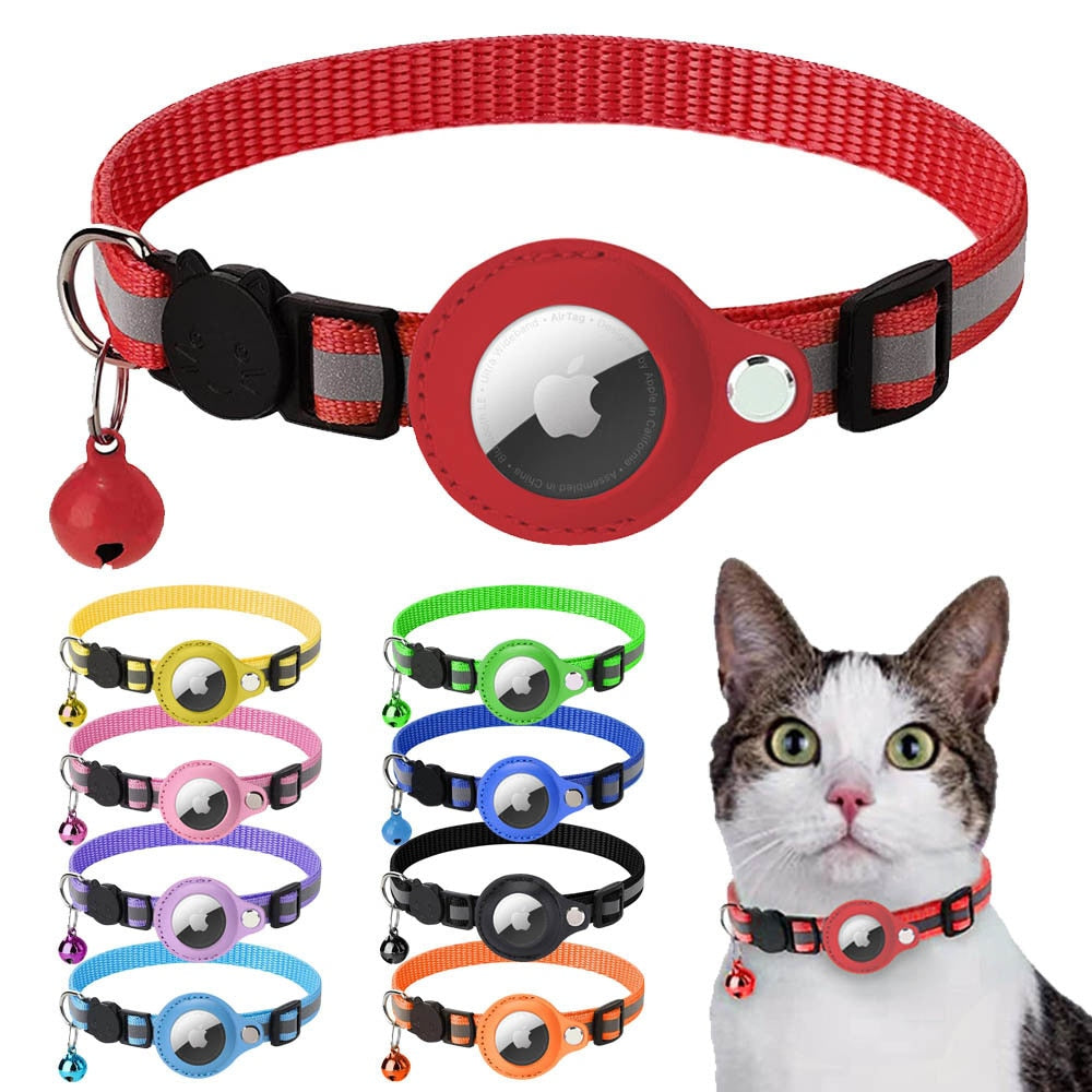 The Vela Guard-Glow: Reflective AirTag Case Collar