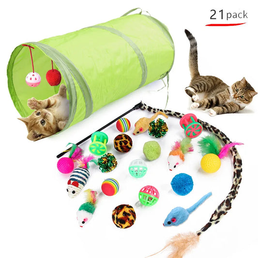 The Vela Purr-Pack: 21-Piece Interactive Kitten Variety Set