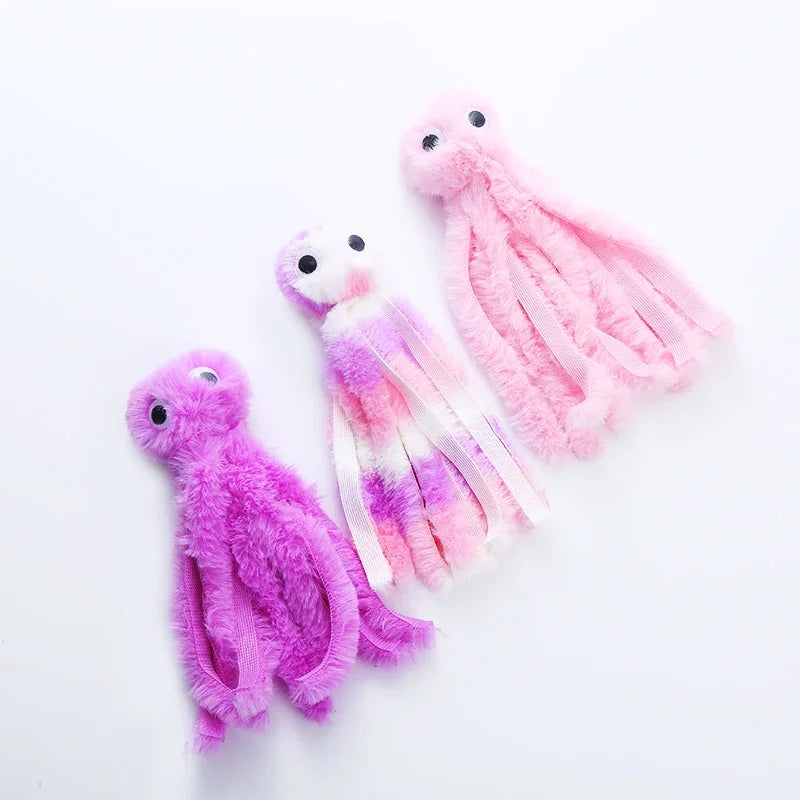 The Vela Octo-Pal: Plush Interactive Teaser Toy