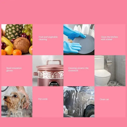 The Vela Magic-Grip: Food-Grade Silicone Cleaning & Grooming Gloves