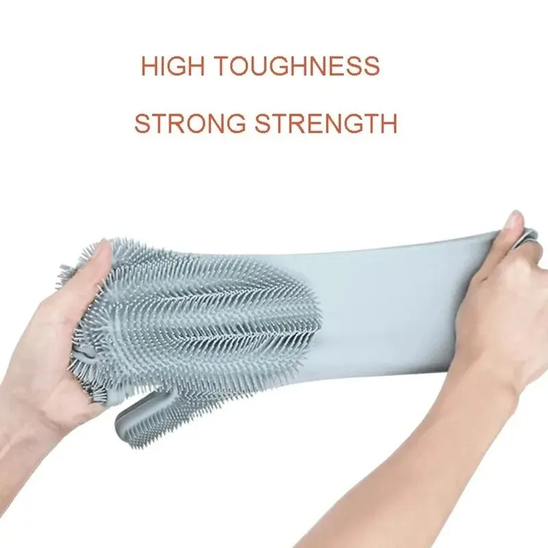 The Vela Magic-Grip: Food-Grade Silicone Cleaning & Grooming Gloves