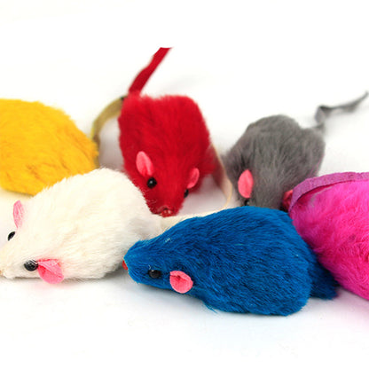 The Vela Play-Pack: 10-Piece Plush Mouse Set