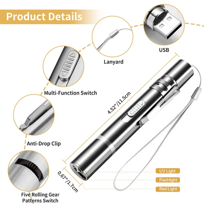 The Vela Beam: 7-in-1 Multi-Function Interactive Laser & Utility Tool