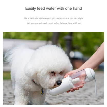 The Vela Hydro-Hike: Portable Filtered Pet Travel Bottle