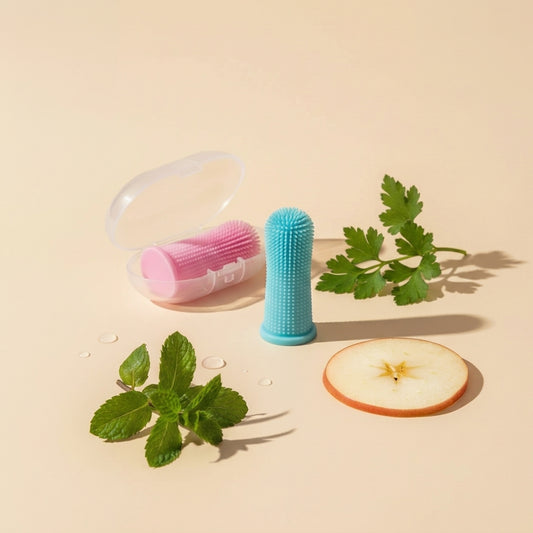 The Vela Pure-Smile: Soft Silicone Finger Toothbrush