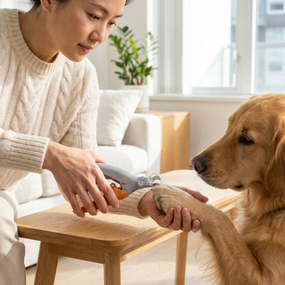 The Vela Glo-Trim: Precision LED Pet Nail Clipper
