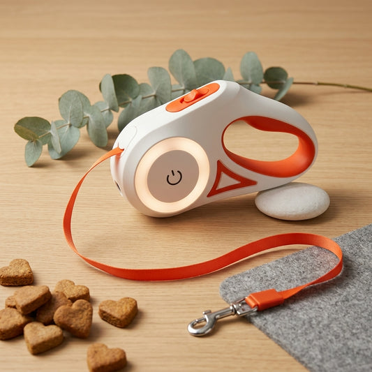 The Vela Glo-Glide: Automatic Retractable Lighting Leash