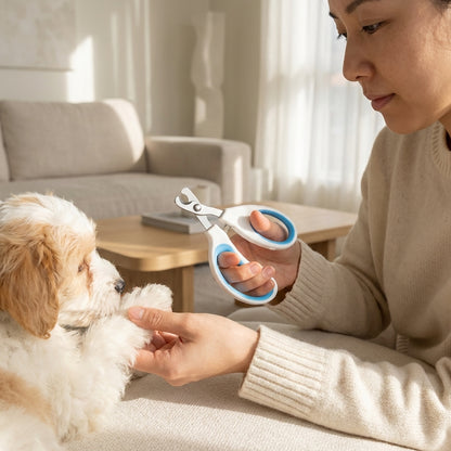The Vela Precision-Trim: Stainless Steel Pet Nail Scissors