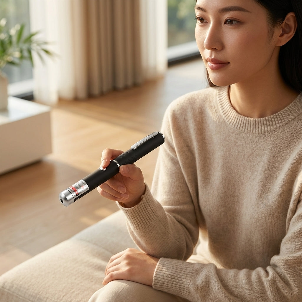 The Vela Beam-Chase: 2-in-1 LED Laser Pointer & Flashlight