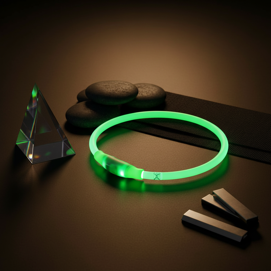 The Vela Glo-Neck: USB Rechargeable LED Safety Collar