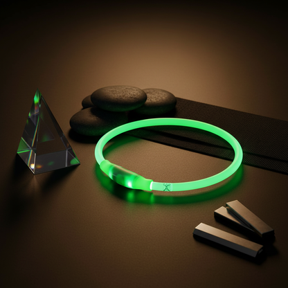 The Vela Glo-Neck: USB Rechargeable LED Safety Collar