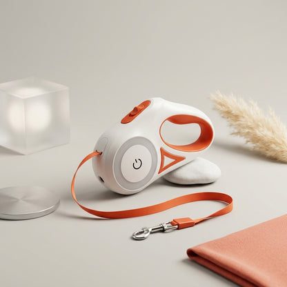 The Vela Glo-Glide: Automatic Retractable Lighting Leash